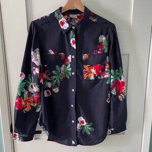 EShakti Women's Floral Button Down Shirt